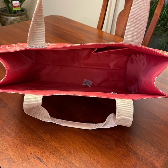 NWT Spartina Shopper Tote Lowcountry Fauna Red - Picture 8 of 15